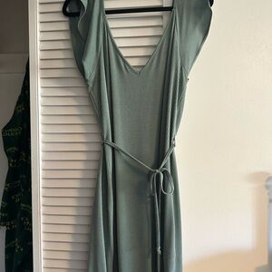 O'Neill Sage Green Maxi Dress